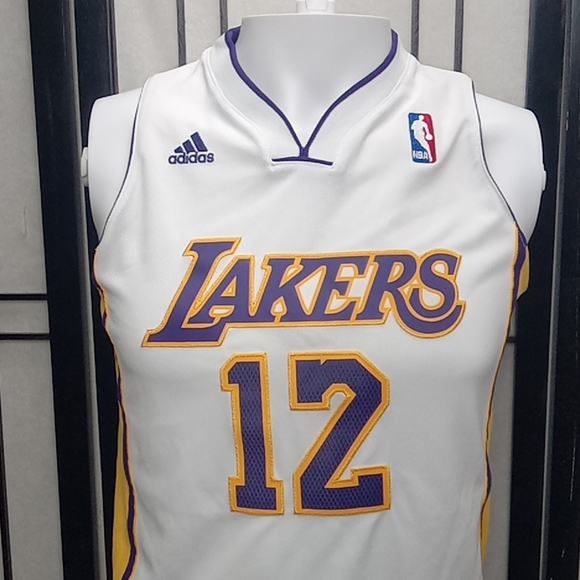 LOS ANGELES LAKERS HOWARD #12 NBA Basketball adidas Swingman Jersey  MEDIUM.✔️A1 - Picture 9 of 16